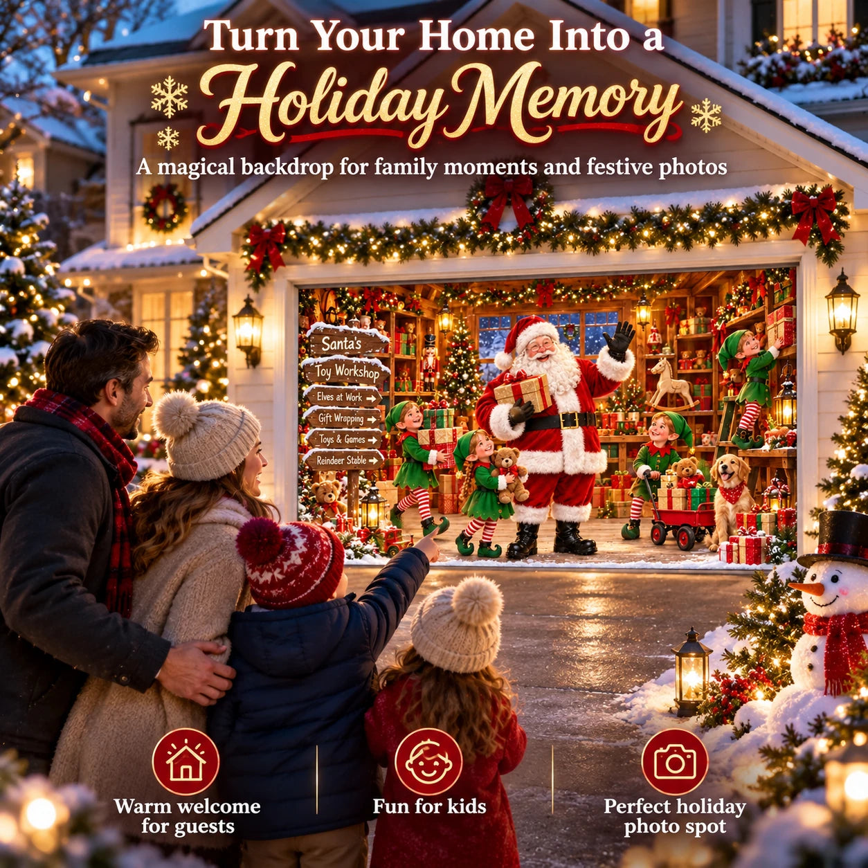 A Picture-Perfect Holiday Backdrop
