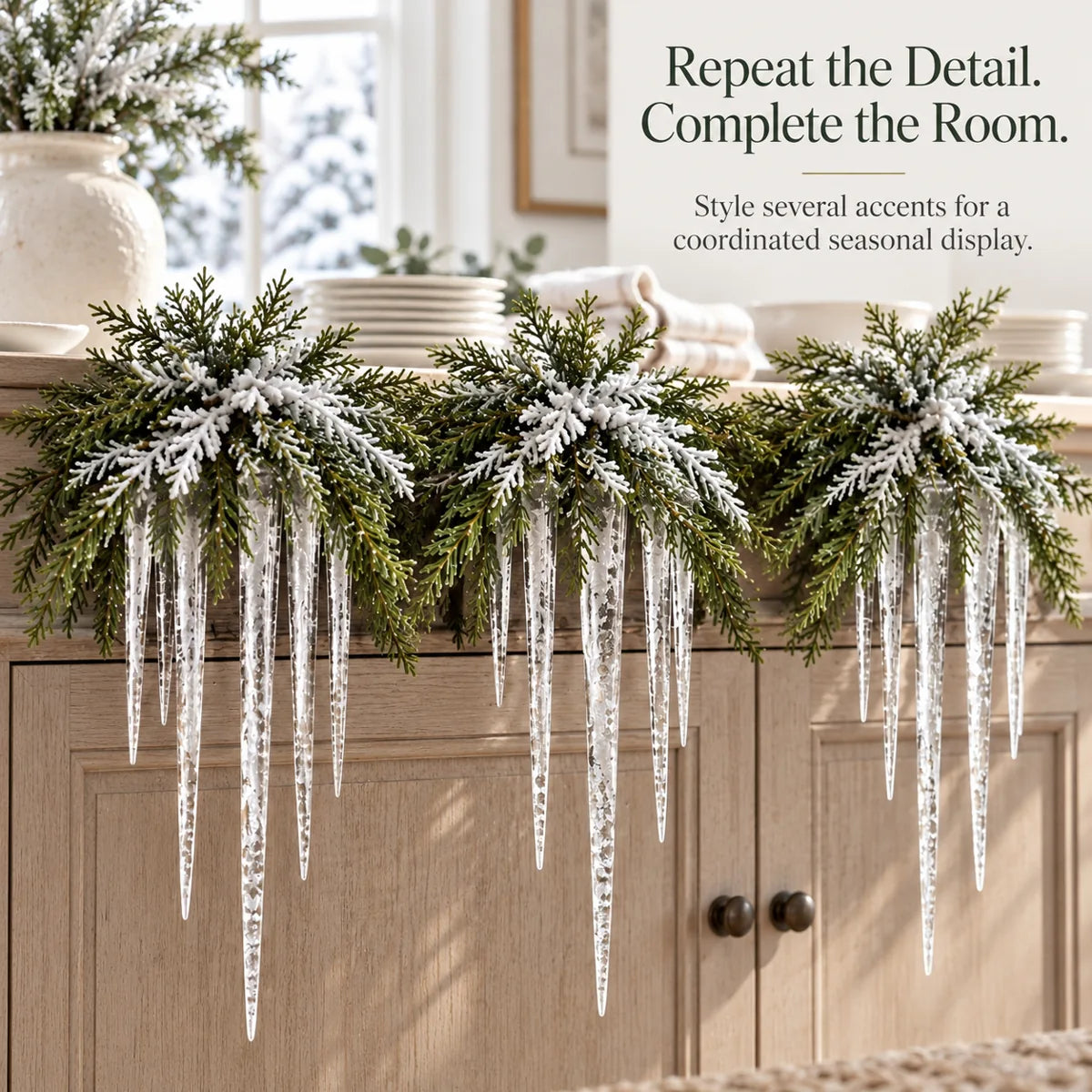 Repeat the Detail. Complete the Room.
