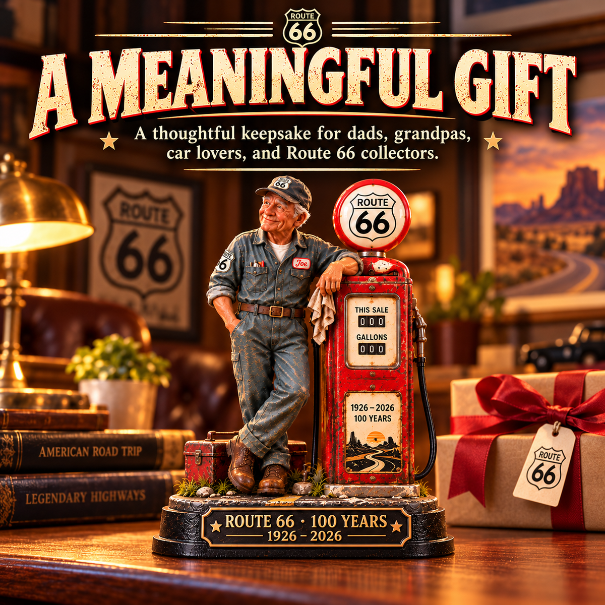 Route 66 collectible as a thoughtful nostalgic gift idea