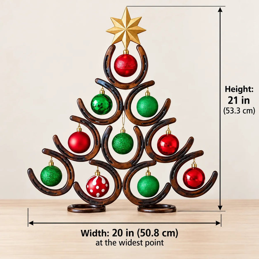 Horseshoe Christmas tree holiday product photo 8