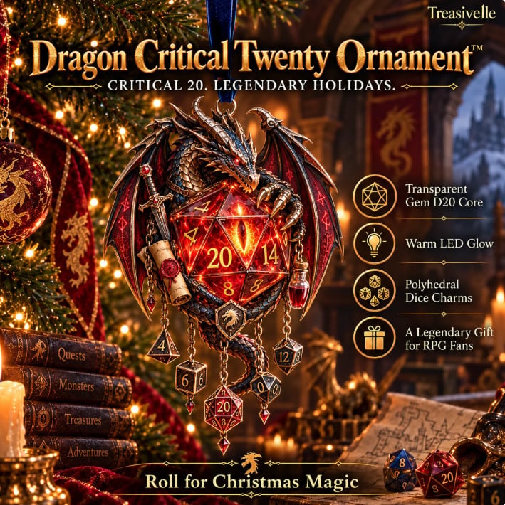 Red Dragon style with a red center and bronze-colored dragon