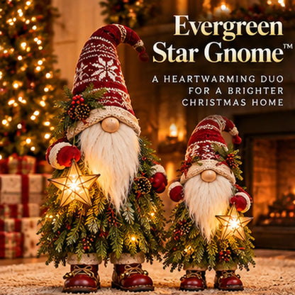 🌲Evergreen Star Guardians™ – Lighted Christmas Gnome Trees