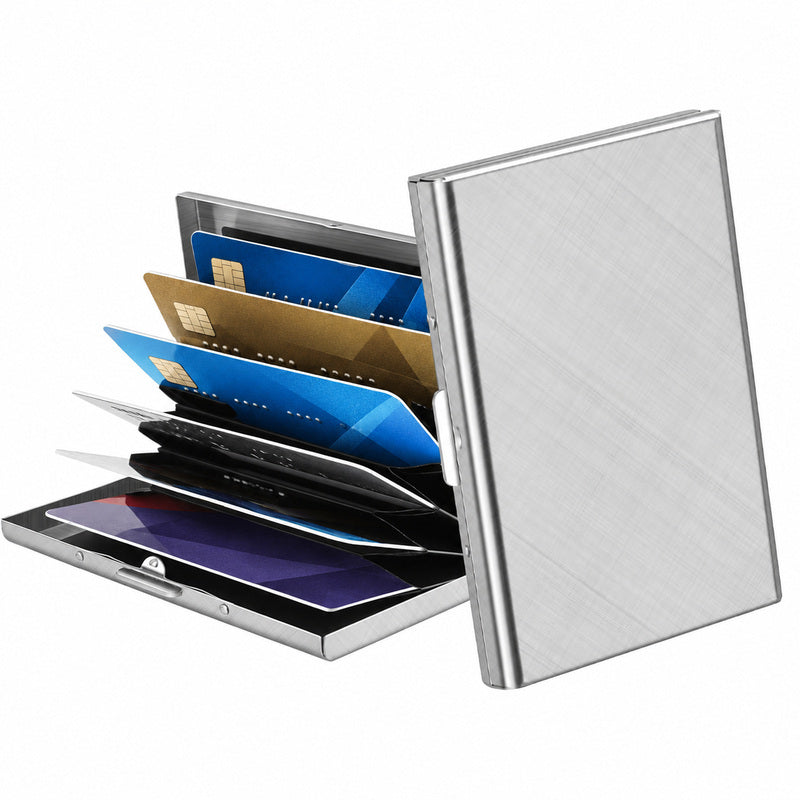 💳 Stainless Steel RFID-Blocking Card Holder