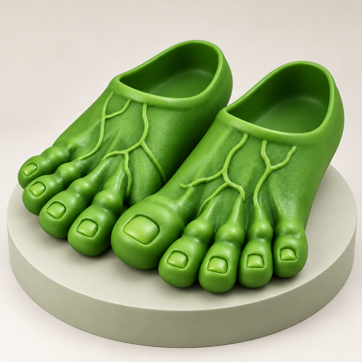 👣Giant Toe Slippers – Funny Realistic Foot Slides