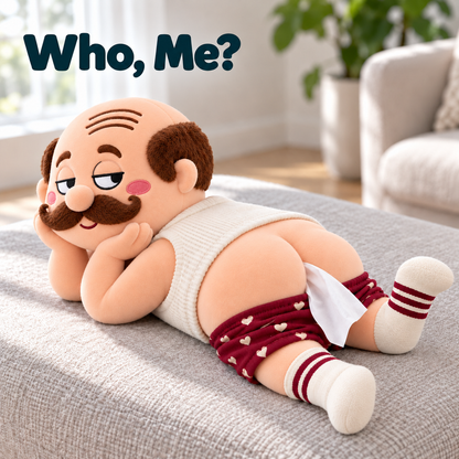 🍑 Cheeky Dudes – Funny Plush Butt Tissue Holder