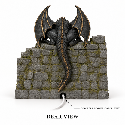 🐉 Dragon Castle Mist Sprayer | LED Fire Breath Light, Humidifier & Air Purifier