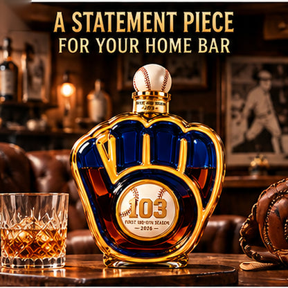 This Is My Crew! 100-Win Season Commemorative Whiskey Bottle