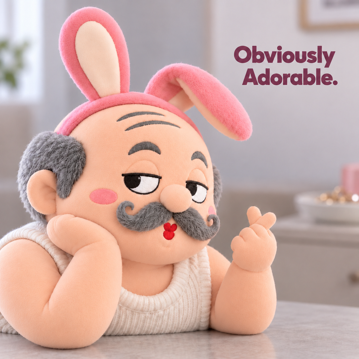 🍑 Cheeky Dudes – Funny Plush Butt Tissue Holder
