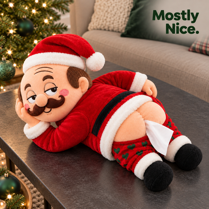🍑 Cheeky Dudes – Funny Plush Butt Tissue Holder