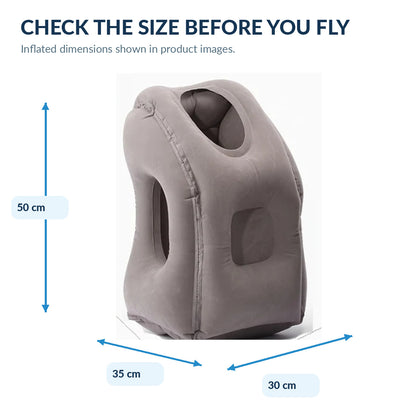 Portable Inflatable Nap Pillow – Head & Arm Support for Travel, Work Breaks & Power Naps