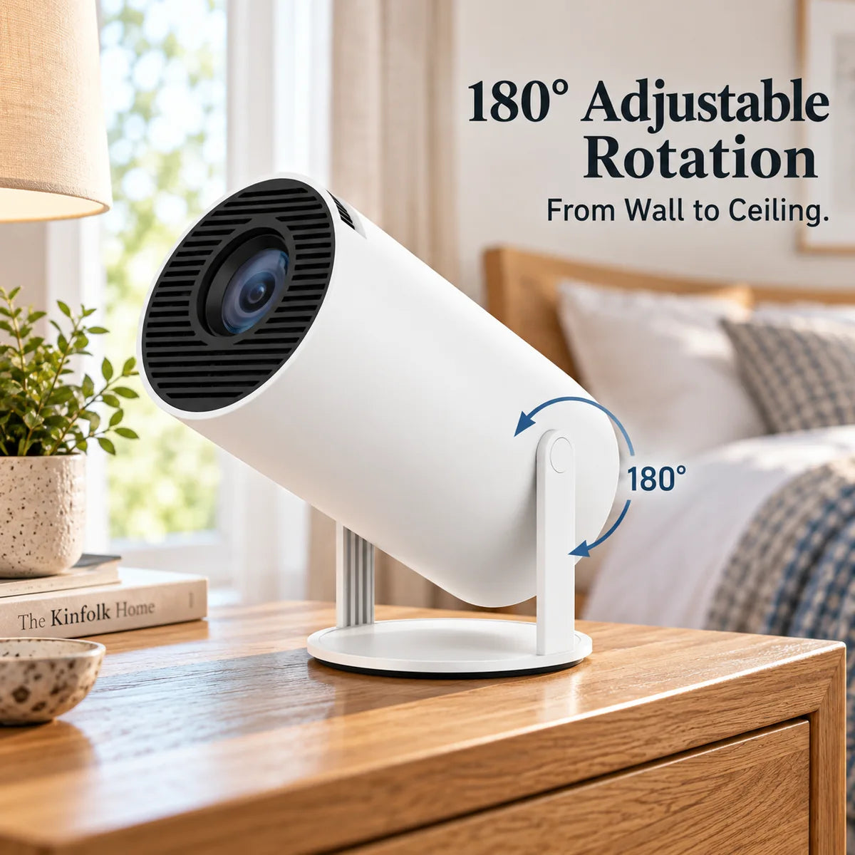 Portable HD Home Projector – Home Entertainment, Reading & More