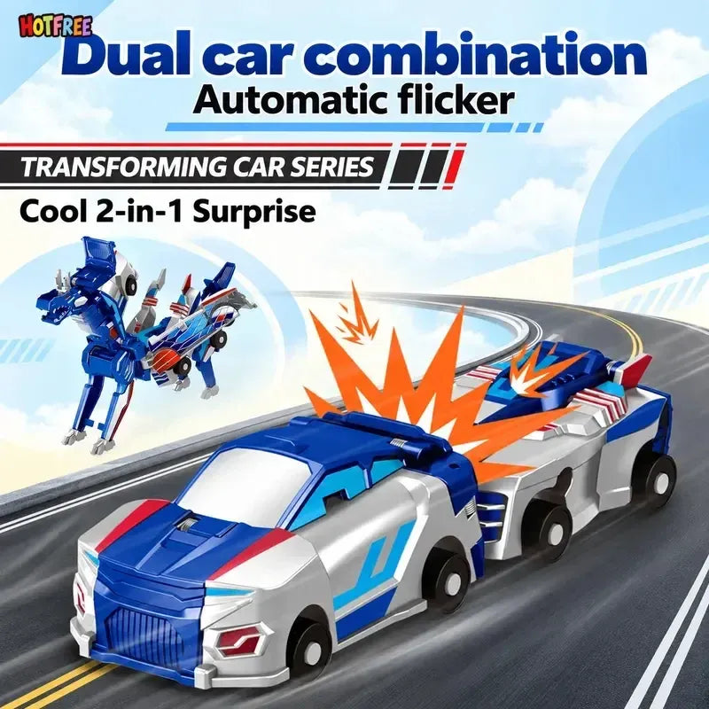 Magnetisches Dinosaurier-Transformationsauto