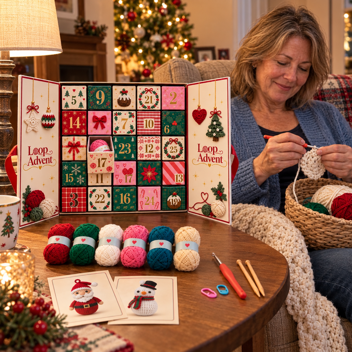 🎄 2026 Christmas Crochet Countdown：Limited Edition Trendy Collectible