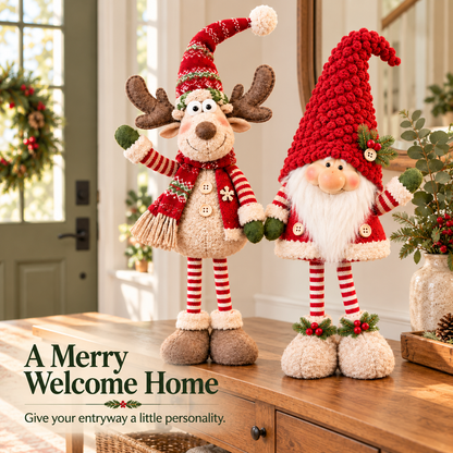 🎄 Forest-Themed Christmas Gnomes and Reindeer