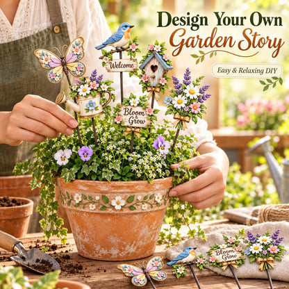 My Little Cottage Garden™ DIY Pot Stake Kit