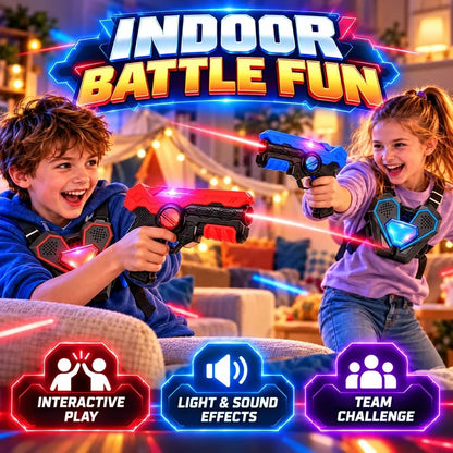 🚀 Laser Battle Gun Set — Bring the Ultimate Battle Experience Home!