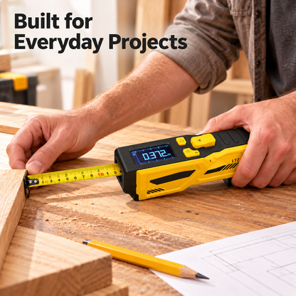 📏 SmartMeasure Pro – Digital & Laser Tape Measure for Home & DIY 🔧