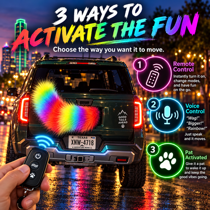 🚗🐾 Remote Control Electric Car Tail – Make Your Car Stand Out