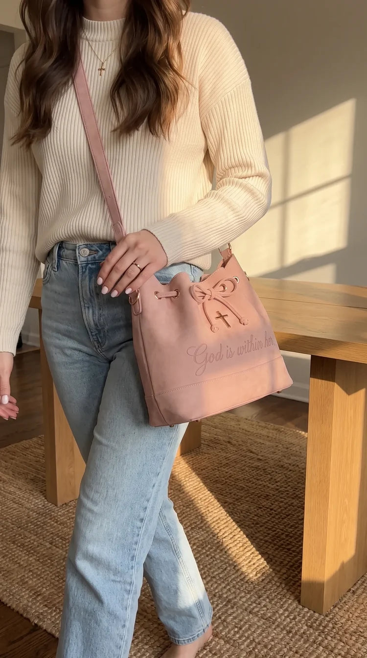 God Is Within Her – Christian Faith-Inspired Crossbody & Shoulder Bag