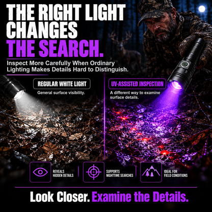 Rechargeable Blood Tracking Light 🔦 For Night Hunting & Outdoor Adventures