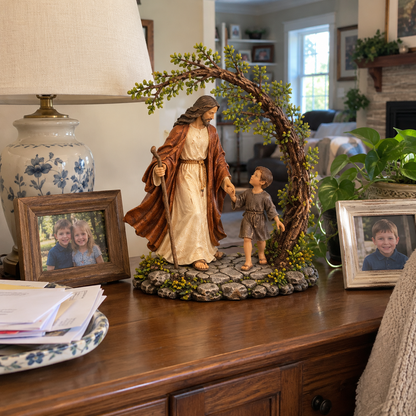 Through Every Storm, Never Alone – Jesus Story Sculpture Collection