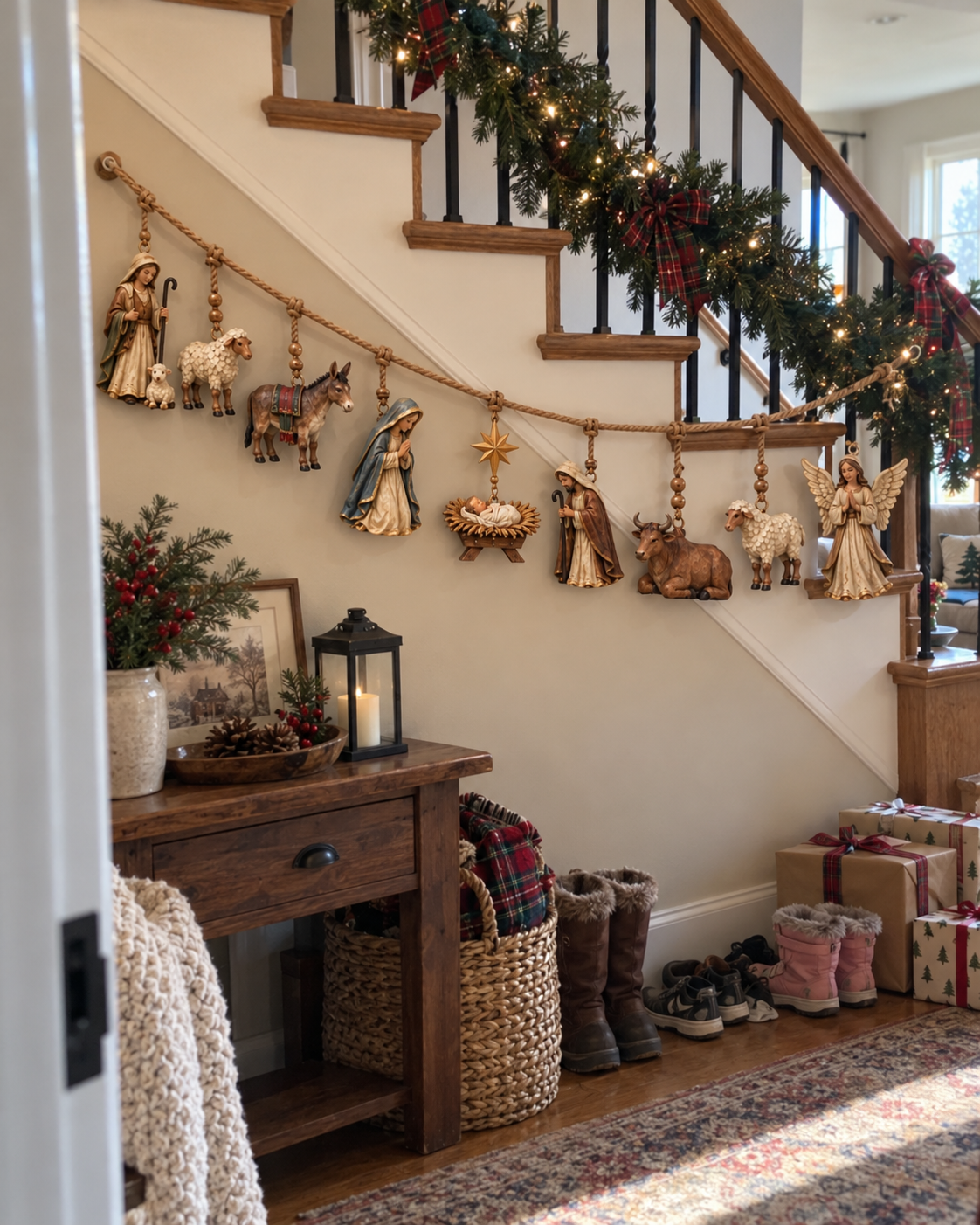 The First Christmas – 3D Nativity Story Hanging Garland | A Family Christmas Tradition