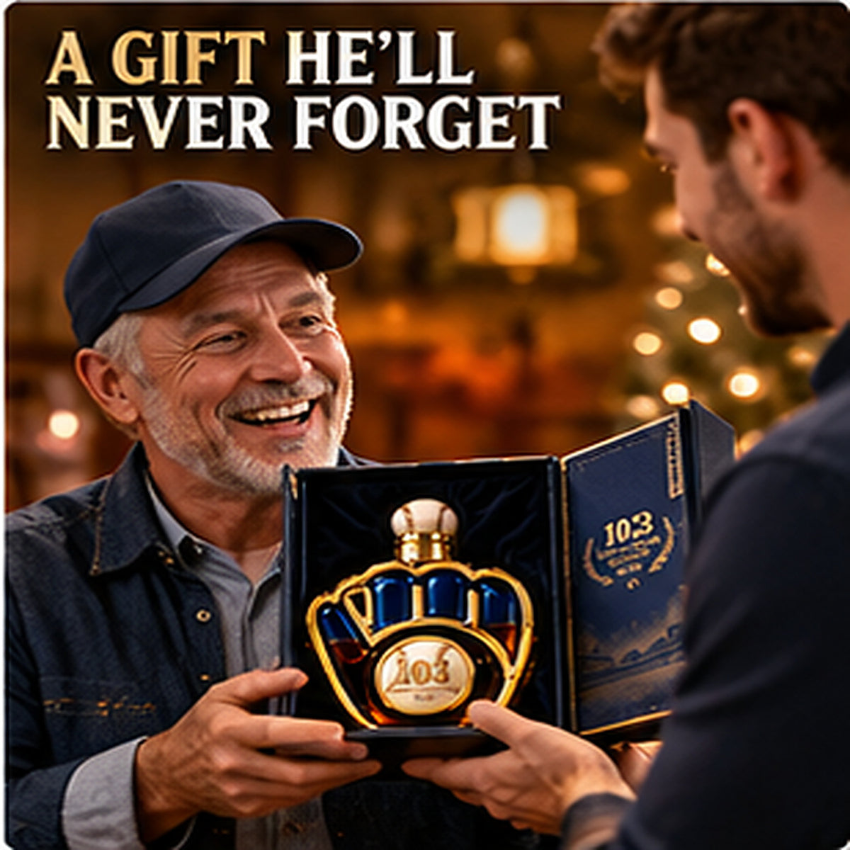 This Is My Crew! 100-Win Season Commemorative Whiskey Bottle