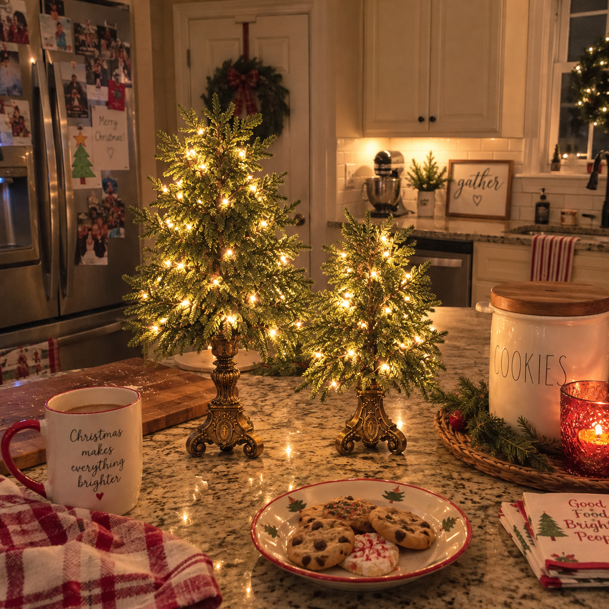 🎄✨Vintage Tabletop Christmas Trees