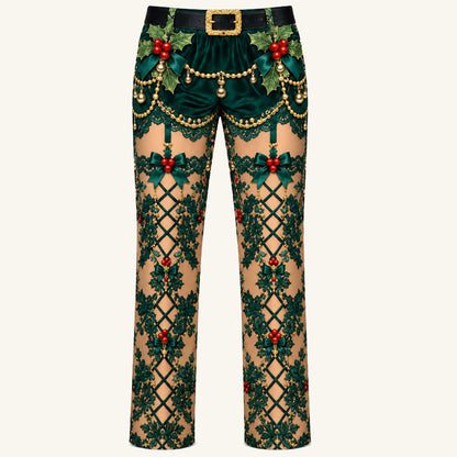 Funny Christmas Illusion Pants for Adults