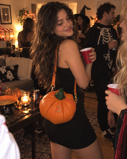 Pumpkin Crossbody Purse – Cute Halloween & Fall Handbag