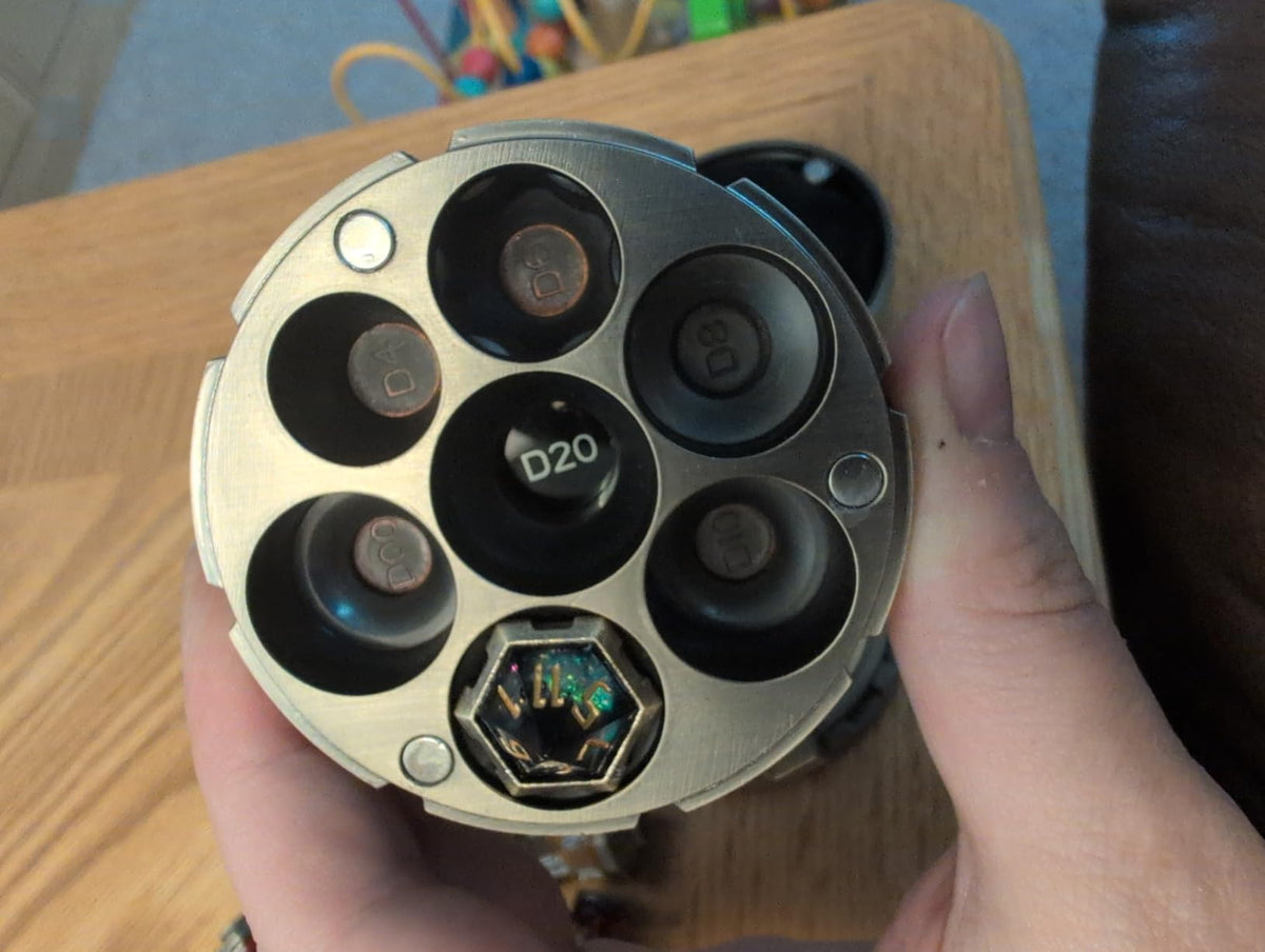Dragon’s Vault Potion Dice Set – Fantasy RPG Dice Collection with Collectible Storage Case