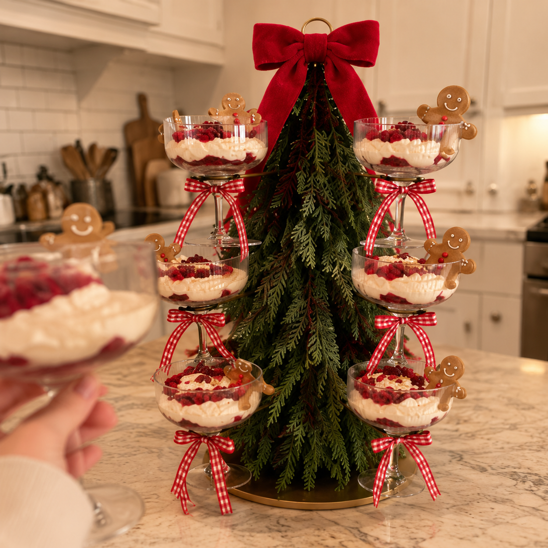 A gingerbread dessert theme