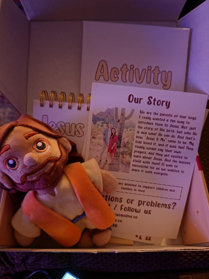 Searching for Jesus – 25-Day Christmas Advent Calendar with Jesus Plush, Bible Stories & Kids’ Activities