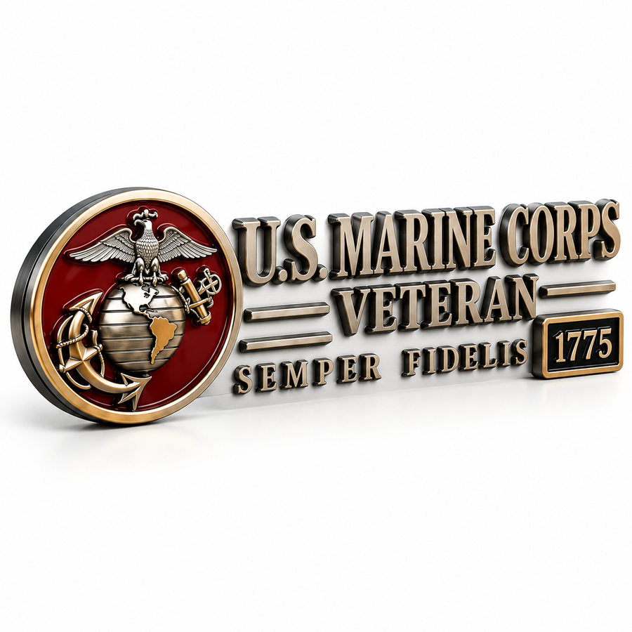 U.S. Marine Corps Veteran emblem