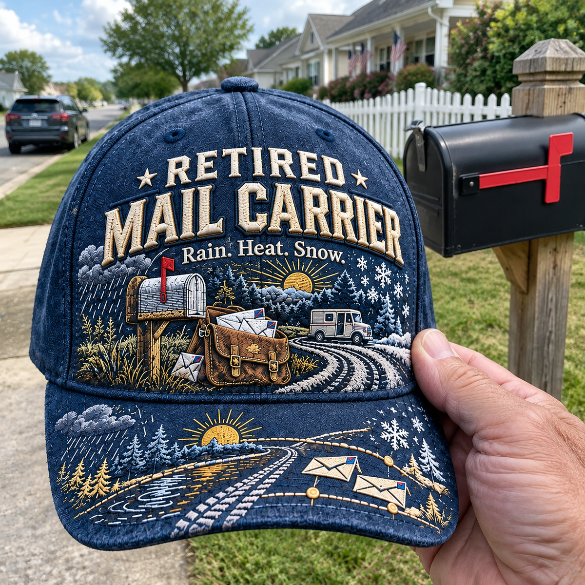 🇺🇸 Last Day Promo: 49% OFF📬Retired Mail Carrier Baseball Cap
