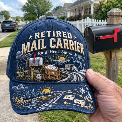 🇺🇸 Last Day Promo: 49% OFF📬Retired Mail Carrier Baseball Cap