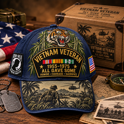🇺🇸 Last Day Promo: 49% OFF🎖️Vietnam Veteran 1955–1975 All Gave Some Tribute Baseball Cap