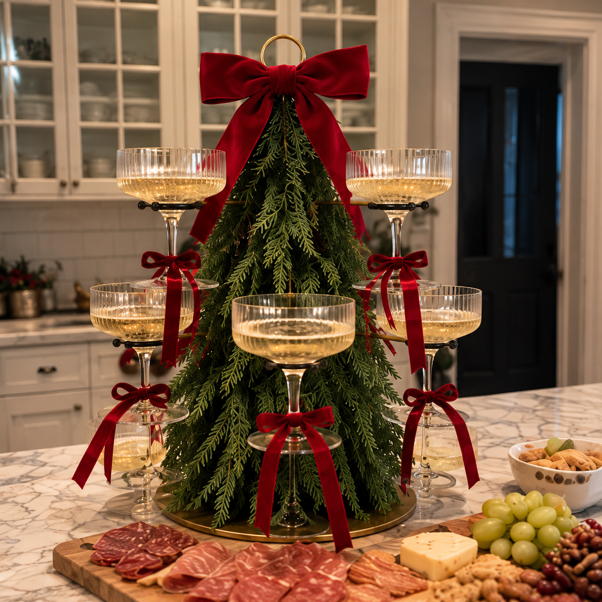 The Christmas Cocktail Tree – A Holiday Centerpiece Everyone Will Love