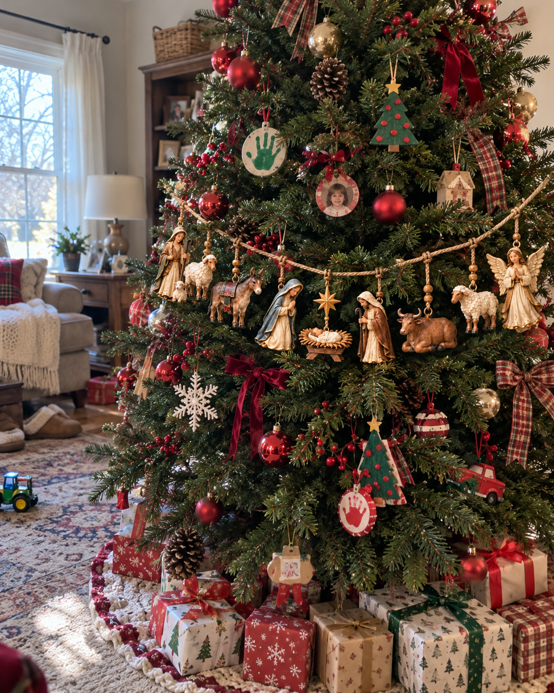 The First Christmas – 3D Nativity Story Hanging Garland | A Family Christmas Tradition