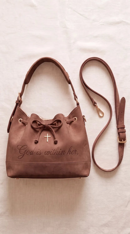 God Is Within Her – Christian Faith-Inspired Crossbody & Shoulder Bag