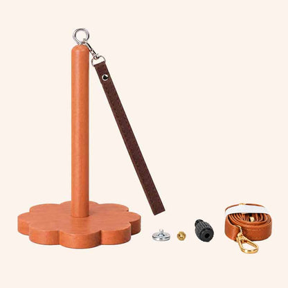 🧶 Portable Yarn Holder with Spinning Winding Stand