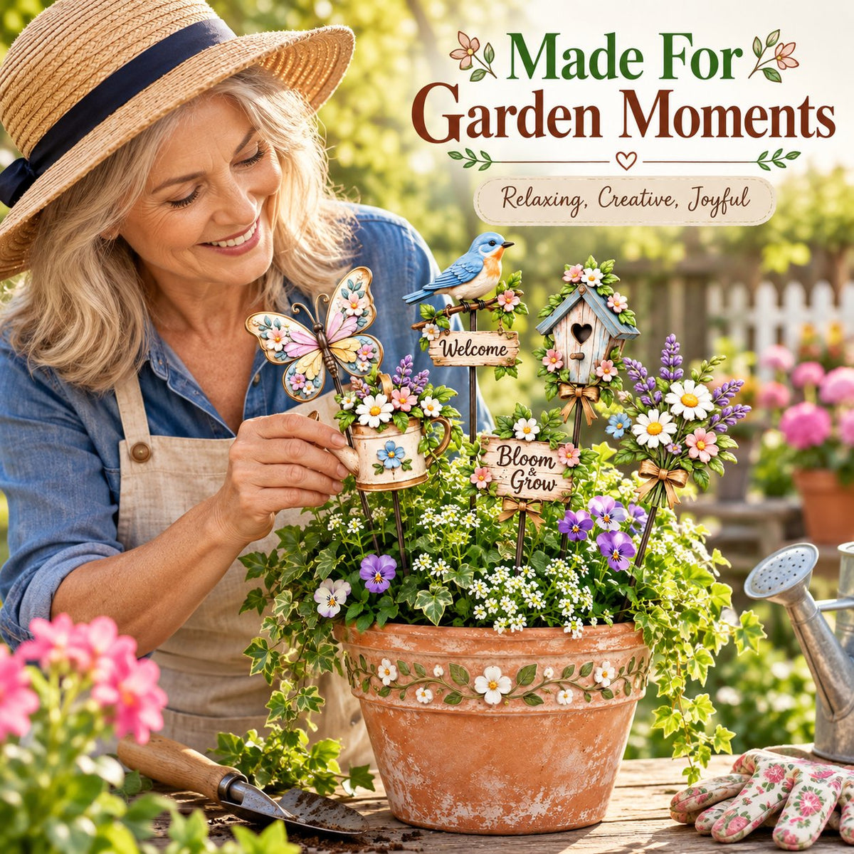 My Little Cottage Garden™ DIY Pot Stake Kit