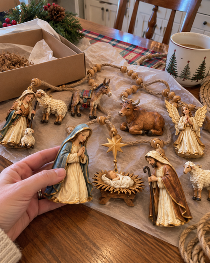 The First Christmas – 3D Nativity Story Hanging Garland | A Family Christmas Tradition