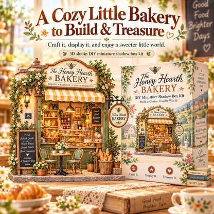 🌊🦪 The Seabreeze Oyster Café™-DIY 3D Miniature Coastal Café Kit