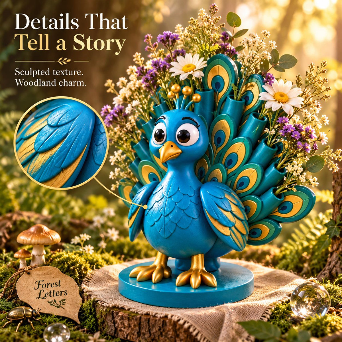 Healing Forest Fairy Tale Statue | Build A Cozy Woodland Nook At Home