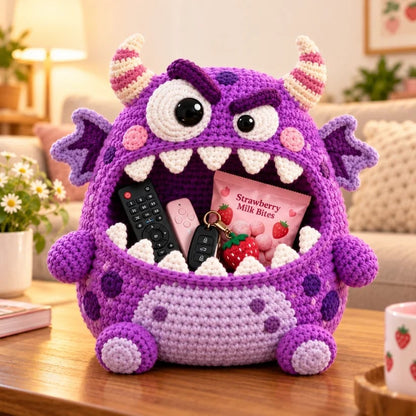 👾🧶Clutter Munchers Hungry Monster DIY Crochet Storage Buddies