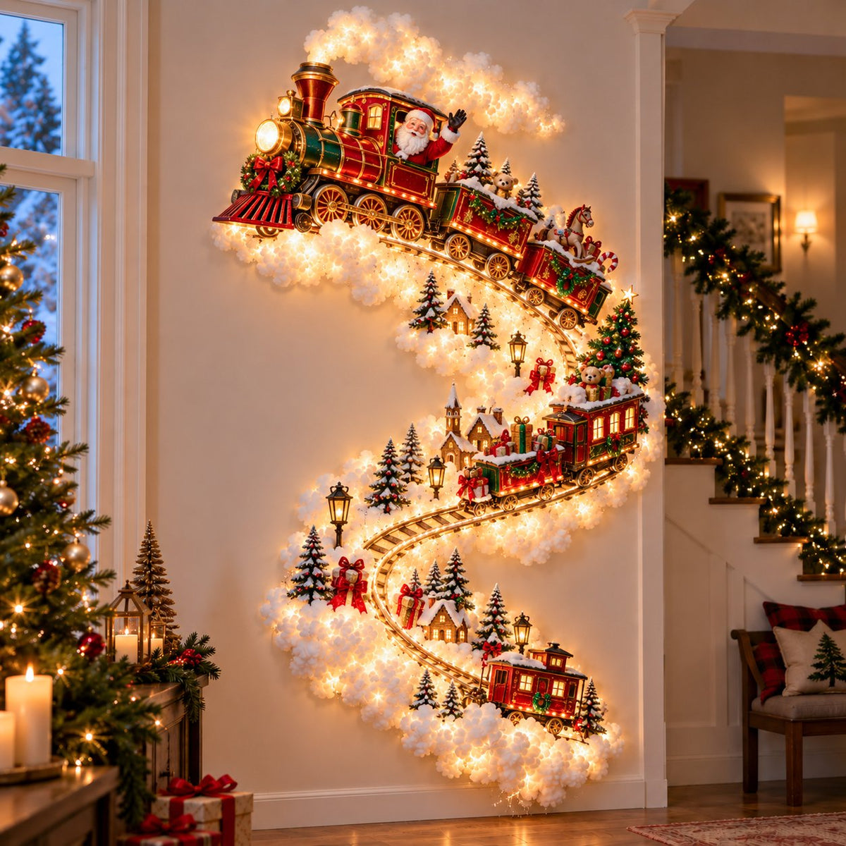 ✨Christmas Magic Trail Wall Light - A Little Christmas Magic, Right on Your Wall🎁