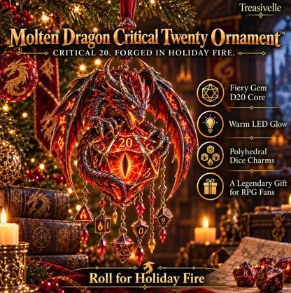 Glow Dragon Hanging Wind Chime for Fantasy Room Styling