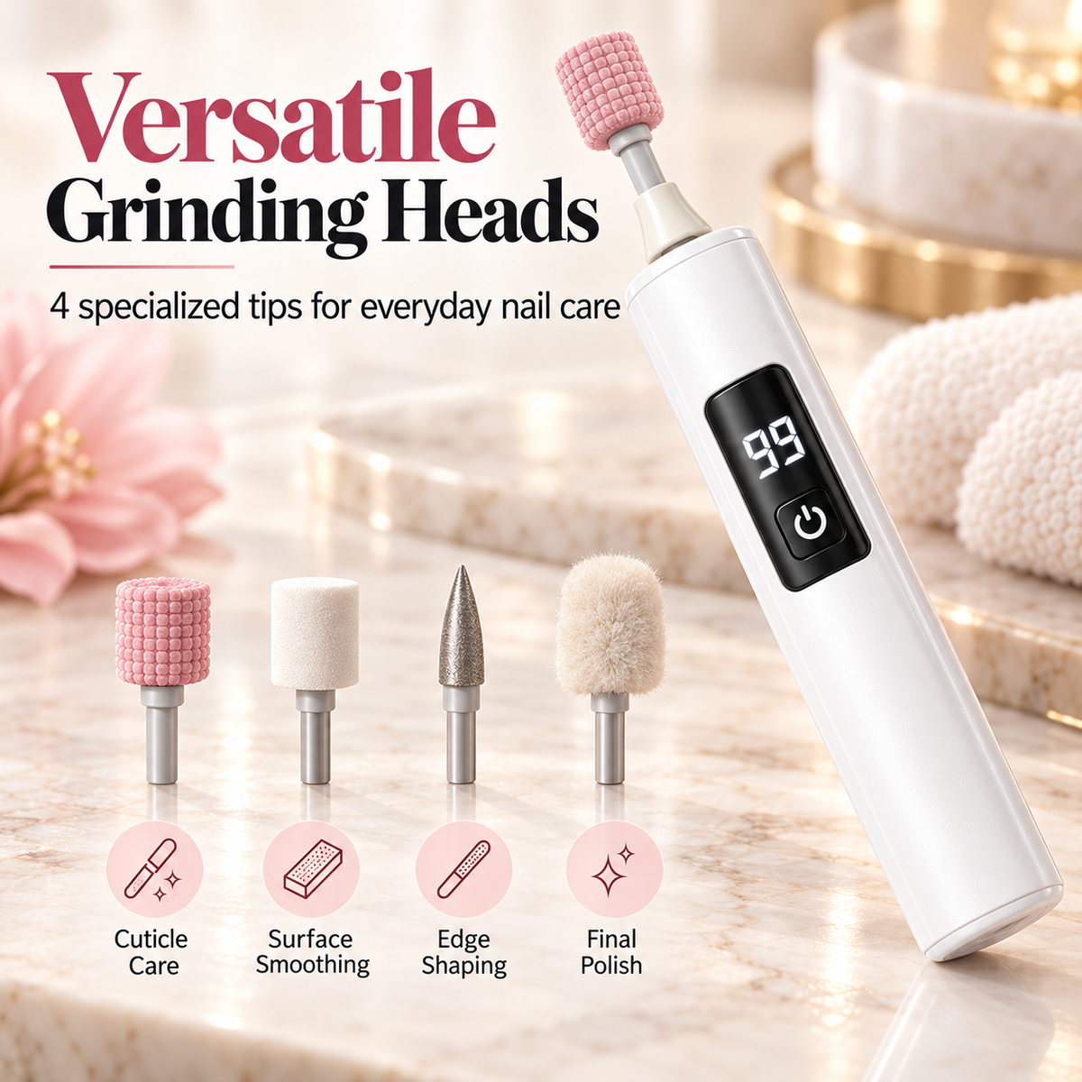Professional Electric Nail Polisher