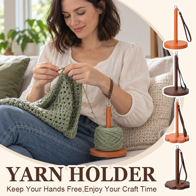 🧶 Portable Yarn Holder with Spinning Winding Stand